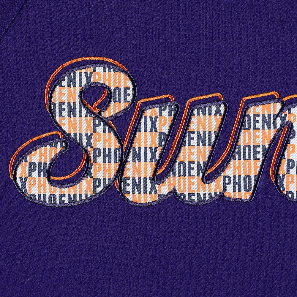 Sweat-shirt raglan DKNY Sport Phoenix Suns Regina violet pour femme