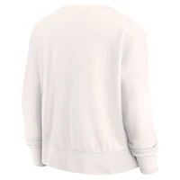 Women's Fanatics Cream Phoenix Suns Close the Game Pullover Sweatshirt