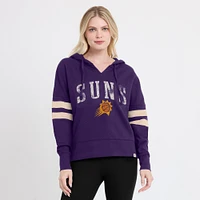 Women's Fanatics Purple Phoenix Suns Bold Move Dolman V-Neck High Hip Hoodie