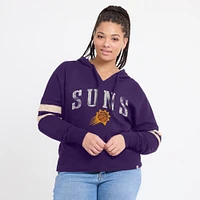 Women's Fanatics Purple Phoenix Suns Bold Move Dolman V-Neck High Hip Hoodie