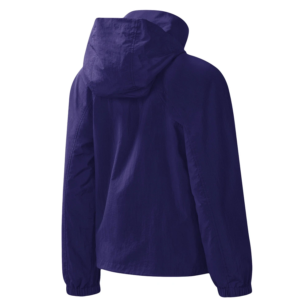 Sweat à capuche zippé pour femme G-III 4Her by Carl Banks violet Phoenix Suns Last Shot