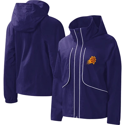 Sweat à capuche zippé pour femme G-III 4Her by Carl Banks violet Phoenix Suns Last Shot