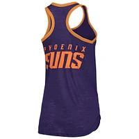 Women's G-III Sports by Carl Banks Purple Phoenix Suns Showdown Burnout Tank Top