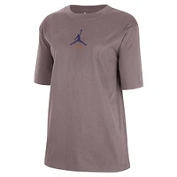 Women's Jordan Brand  Charcoal Phoenix Suns Courtside Statement Edition Boyfriend T-Shirt