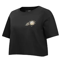 Women's Pro Standard Black Phoenix Suns Holiday Glam Boxy T-Shirt