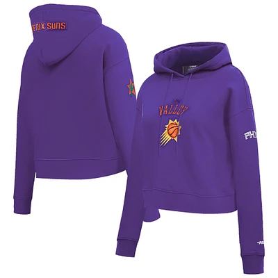Sweat à capuche court Pro Standard violet Phoenix Suns City Edition 2024/25 pour femme