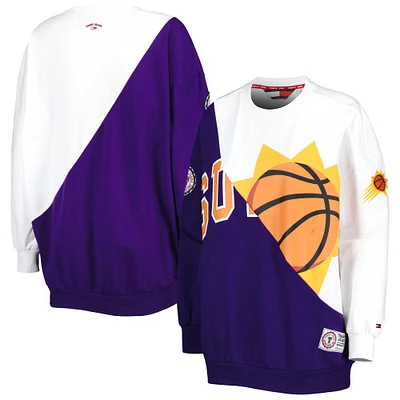 Sweat-shirt à enfiler Ariel Phoenix Suns de Tommy Jeans pour femme, violet/blanc