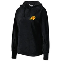 Sweat à capuche en velours End Line Phoenix Suns Touch noir pour femme
