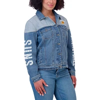 Women's WEAR by Erin Andrews Blue Phoenix Suns Full-Button Denim Jacket