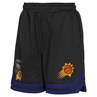 Youth Black Phoenix Suns Teardrop Fleece Shorts