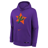 Youth Nike  Purple Phoenix Suns 2024/25 City Edition Club Fleece Pullover Hoodie