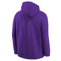 Youth Nike  Purple Phoenix Suns 2024/25 City Edition Club Fleece Pullover Hoodie