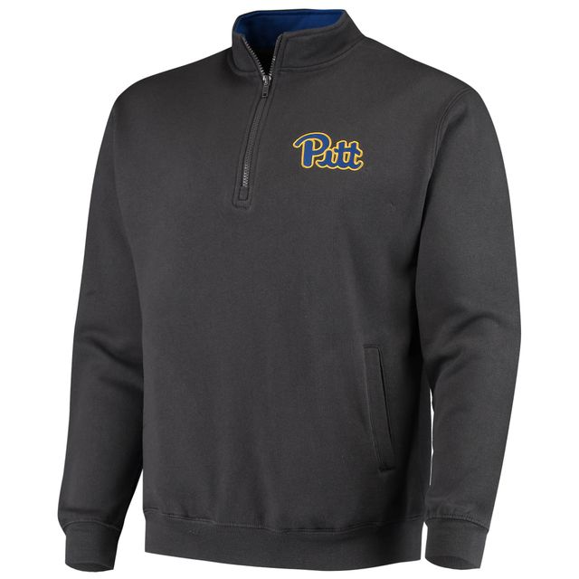 Veste à quart de zip Colosseum Charcoal Pitt Panthers Tortugas pour hommes