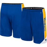 Men's Colosseum Royal Pitt Panthers Haller Shorts