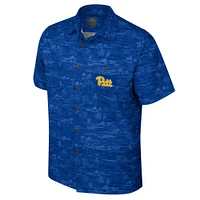 Chemise boutonnée Ozark Colosseum Royal Pitt Panthers pour hommes