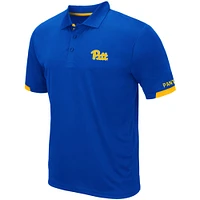 Men's Colosseum Royal Pitt Panthers Santry Lightweight Polo