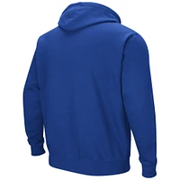 Men's Colosseum Royal Pitt Panthers Sunrise Pullover Hoodie