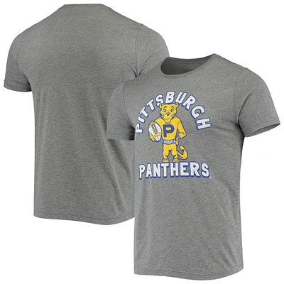 T-shirt de football vintage Pitt Panthers Homefield gris chiné pour homme