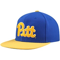 Men's Mitchell & Ness Royal/Gold Pitt Panthers 2-Tone 2.0 Snapback Hat
