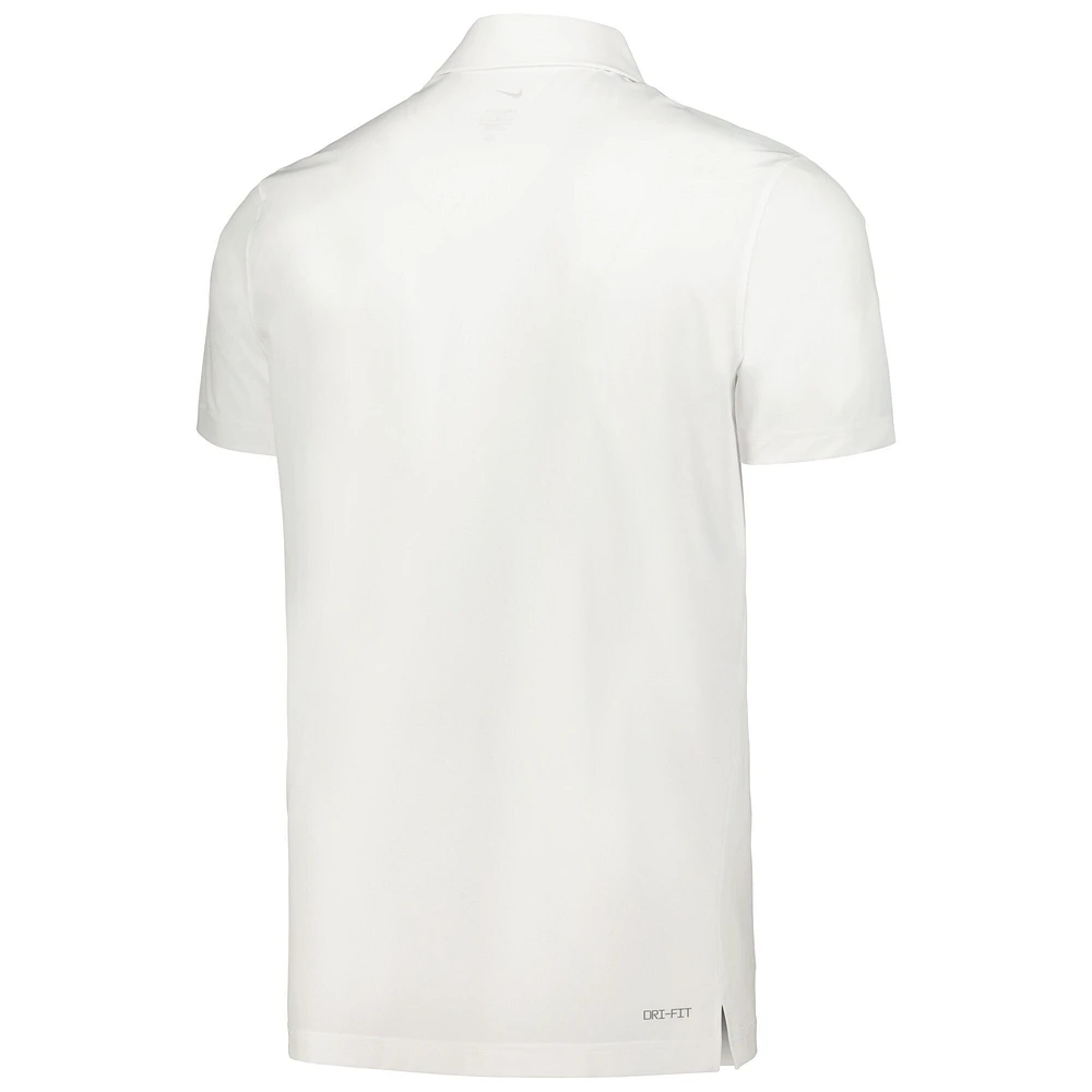 Men's Nike White Pitt Panthers Sideline Polo