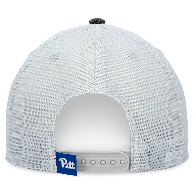 Casquette Snapback Top of the World pour hommes, charbon de bois/blanc, Pitt Panthers Townhall Trucker