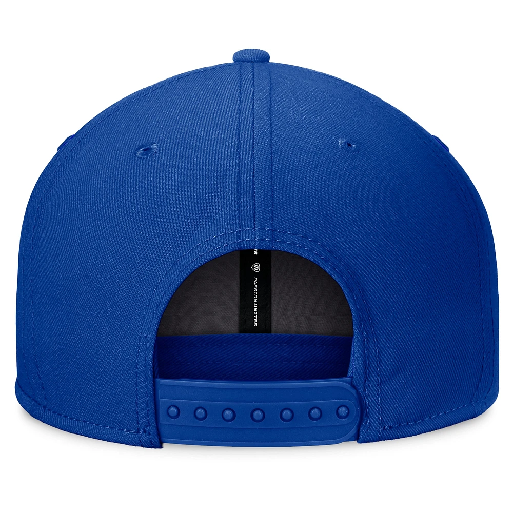 Men's Top of the World Royal Pitt Panthers Fundamental Snapback Hat