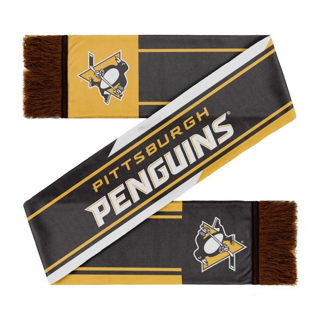 Mot-symbole FOCO Pittsburgh Penguins Color Wave - Écharpe