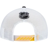 Men's Fanatics  Black Pittsburgh Penguins Authentic Pro Draft Adjustable Trucker Hat