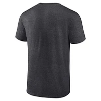 Men's Fanatics  Heather Charcoal Pittsburgh Penguins Origin T-Shirt