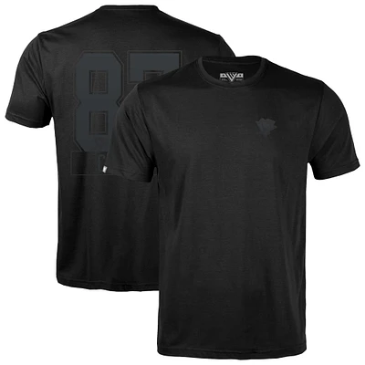 T-shirt noir pour homme Levelwear Sidney Crosby avec nom et numéro des Penguins de Pittsburgh Richmond Darkside