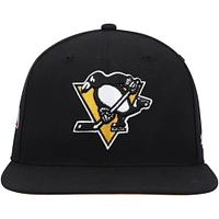 Men's '47  Black Pittsburgh Penguins Sure Shot Captain Snapback Hat