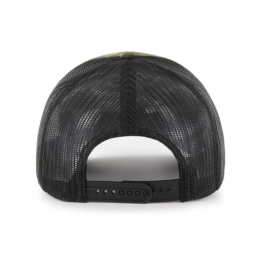 Men's '47 Camo/Black Pittsburgh Penguins Trucker Snapback Hat