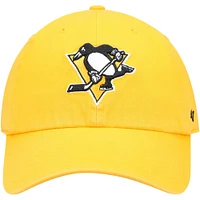 Men's '47 Gold Pittsburgh Penguins Team Clean Up Adjustable Hat