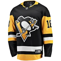 Men's Fanatics Andreas Johnsson Black Pittsburgh Penguins Home Breakaway Jersey