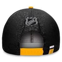 Men's Fanatics  Black/Gold Pittsburgh Penguins Authentic Pro Rink Two-Tone Snapback Hat