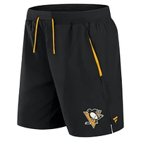 Men's Fanatics  Black Pittsburgh Penguins Authentic Pro Rink Performance Shorts