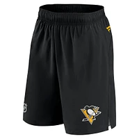 Men's Fanatics Black Pittsburgh Penguins Authentic Pro Rink Shorts