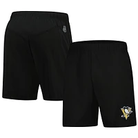 Men's Fanatics  Black Pittsburgh Penguins Tech Training Shorts