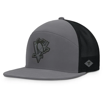 Men's Fanatics Charcoal Pittsburgh Penguins Fairweather Adjustable Hat
