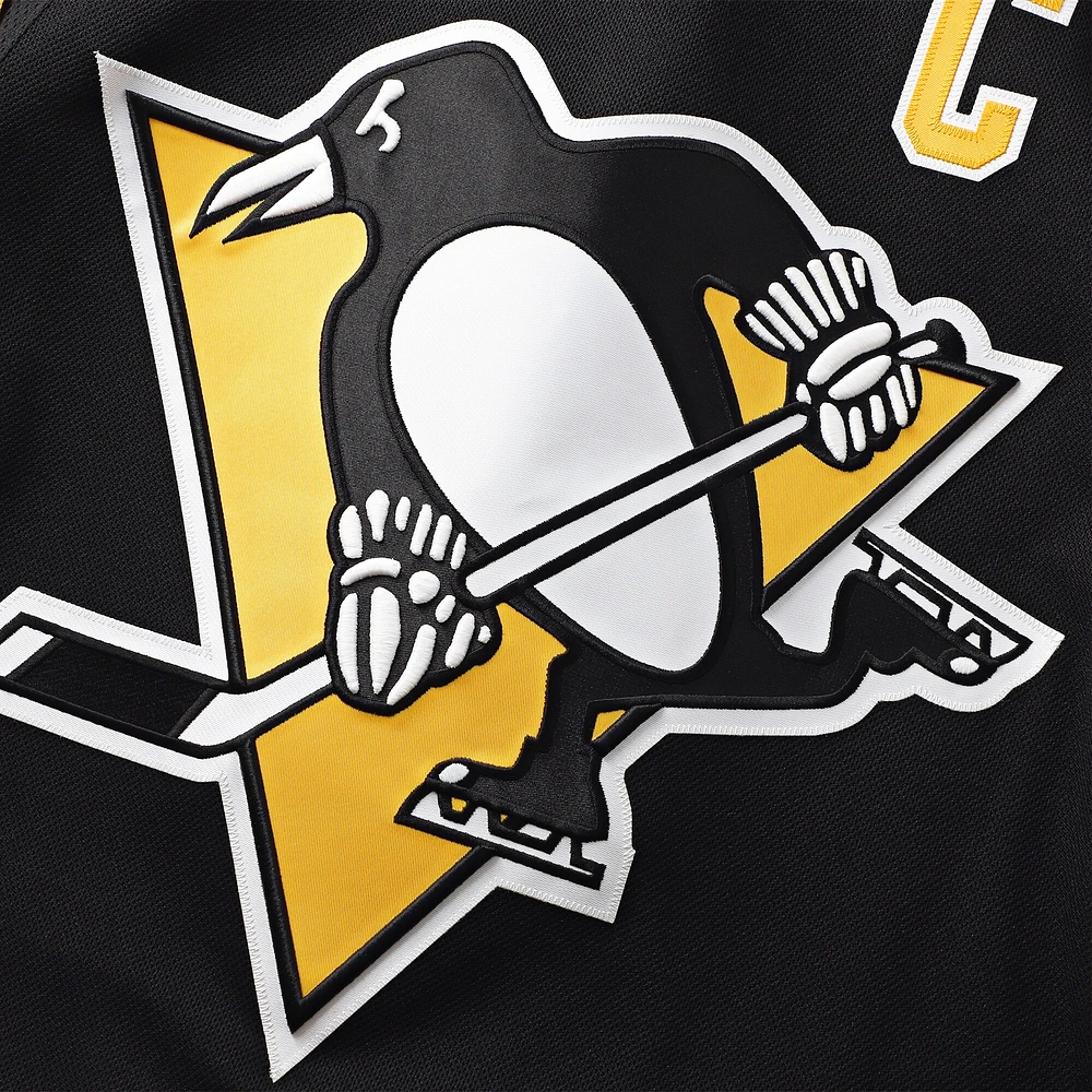 Maillot Premium à domicile noir Evgeni Malkin des Penguins de Pittsburgh pour hommes Fanatics