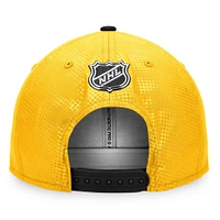 Men's Fanatics Gold/Black Pittsburgh Penguins Authentic Pro Alternate Logo Snapback Hat