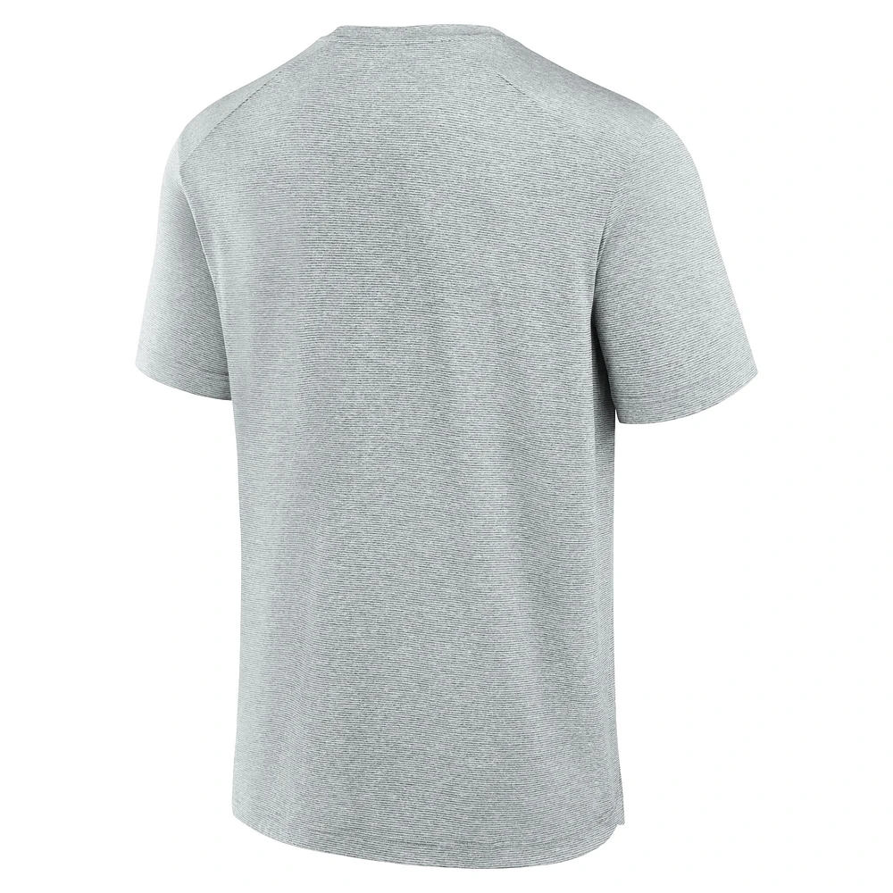 Men's Fanatics Gray Pittsburgh Penguins Front Office Tech T-Shirt