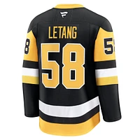 Men's Fanatics Kris Letang Black Pittsburgh Penguins Home Premium Jersey