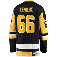 Men's Fanatics Mario Lemieux Black Pittsburgh Penguins Premier Breakaway Retired