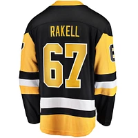 Men's Fanatics Rickard Rakell Black Pittsburgh Penguins Home Breakaway Player Jersey