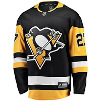 Men's Fanatics Ryan Graves Black Pittsburgh Penguins Home Breakaway Jersey