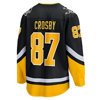 Men's Fanatics Sidney Crosby Black Pittsburgh Penguins Alternate - Premier Breakaway Player Jersey