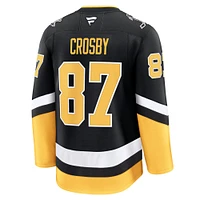 Men's Fanatics Sidney Crosby Black Pittsburgh Penguins Alternate Premium Jersey