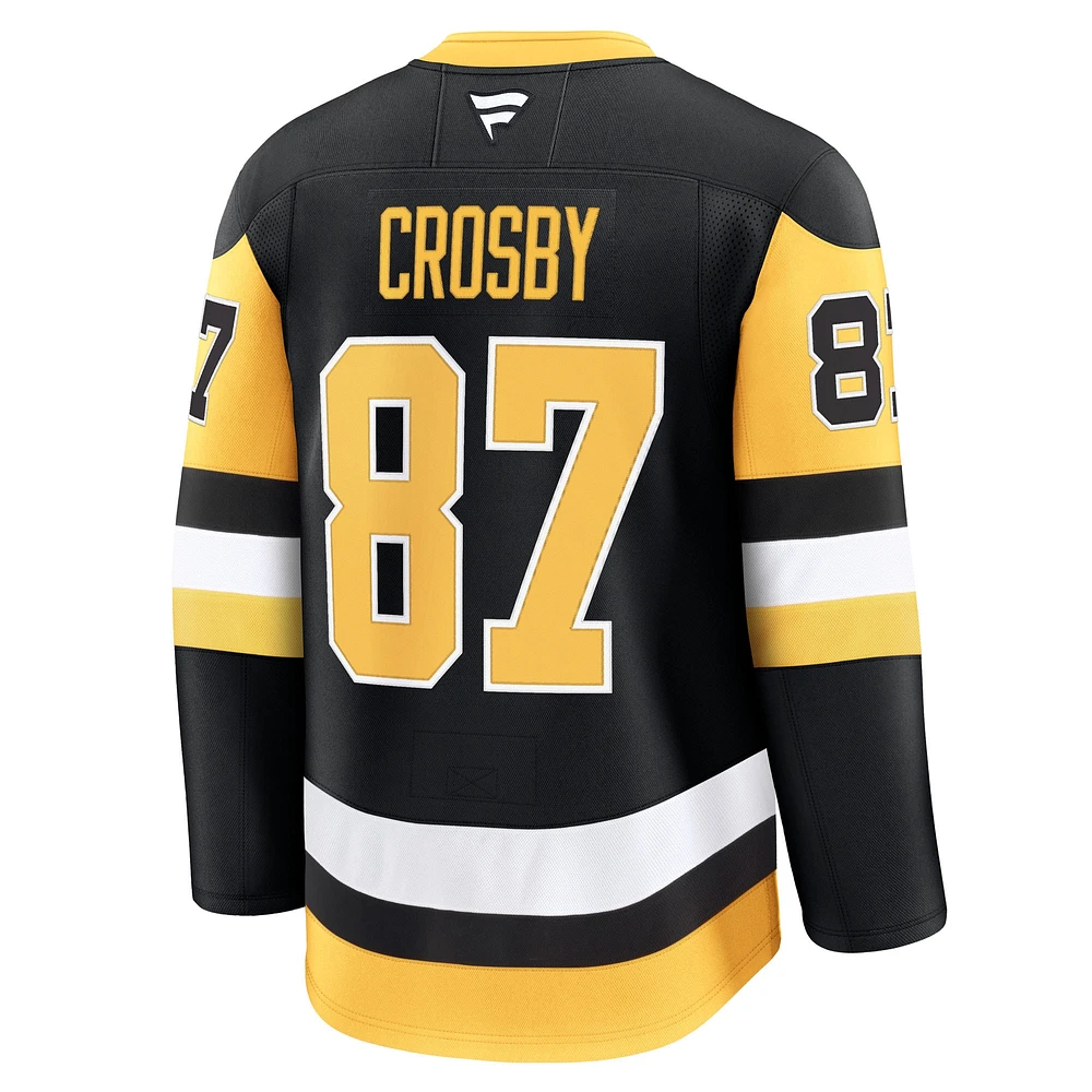 Men's Fanatics Sidney Crosby Black Pittsburgh Penguins Home Premium Player Jersey
