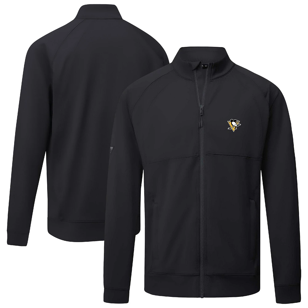 Men's Levelwear  Black Pittsburgh Penguins Insignia Core Full-Zip Jacket